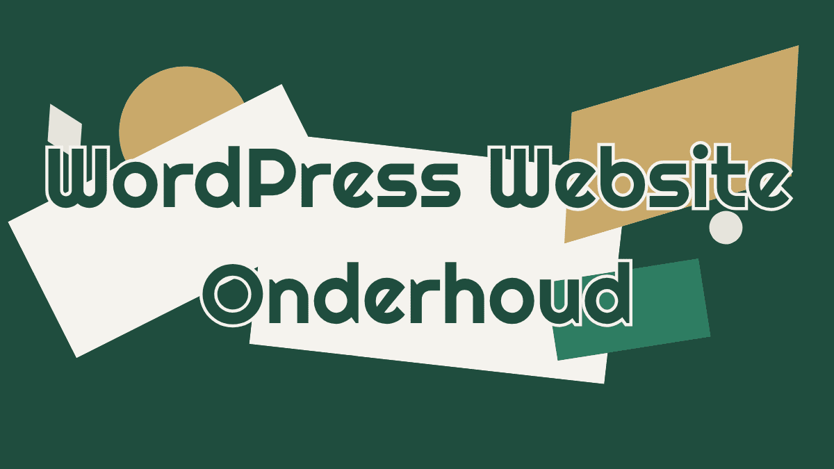WordPress Website Onderhoud